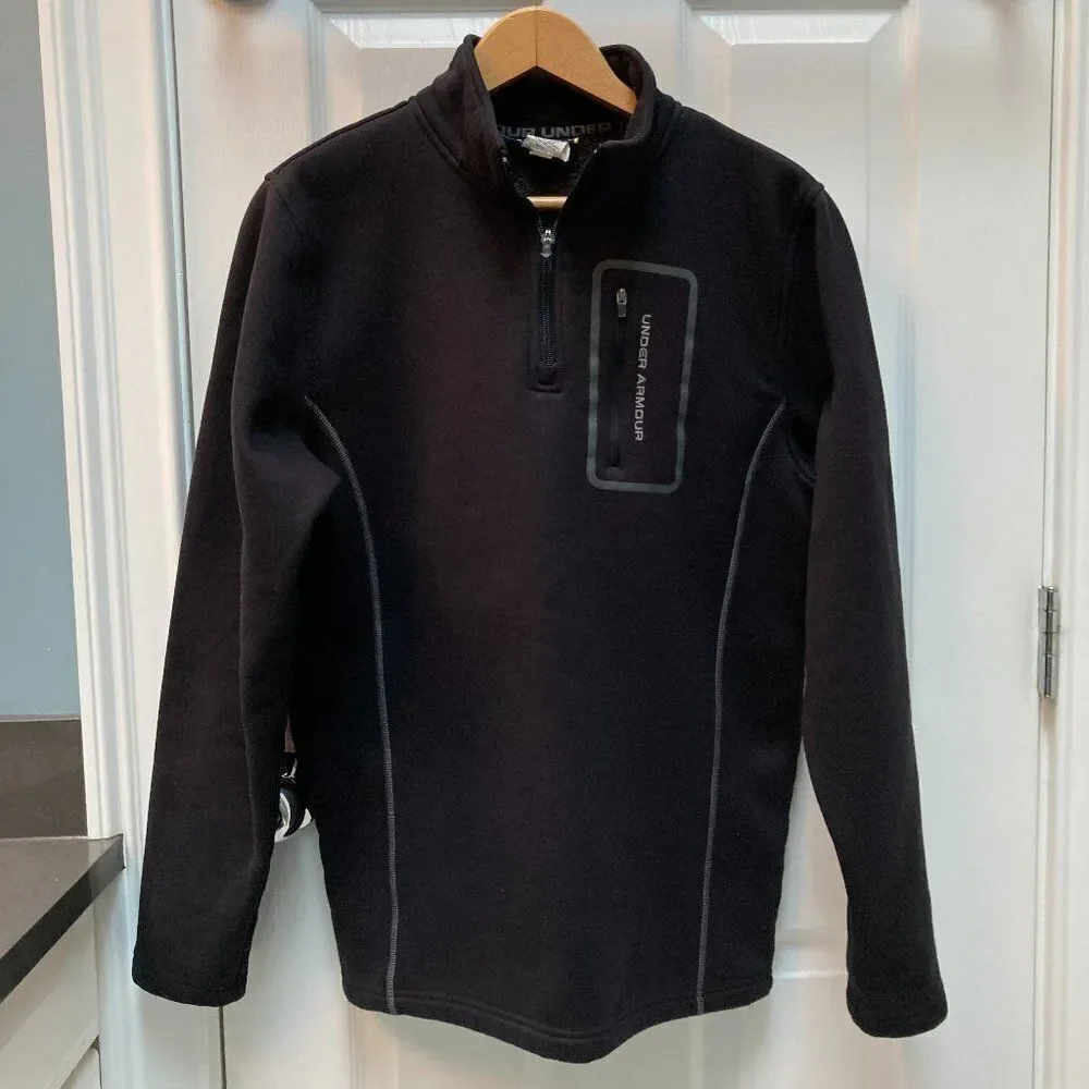 Under Armour 1/4 zip Loose Lined Long Sleeve Pullover Size Small